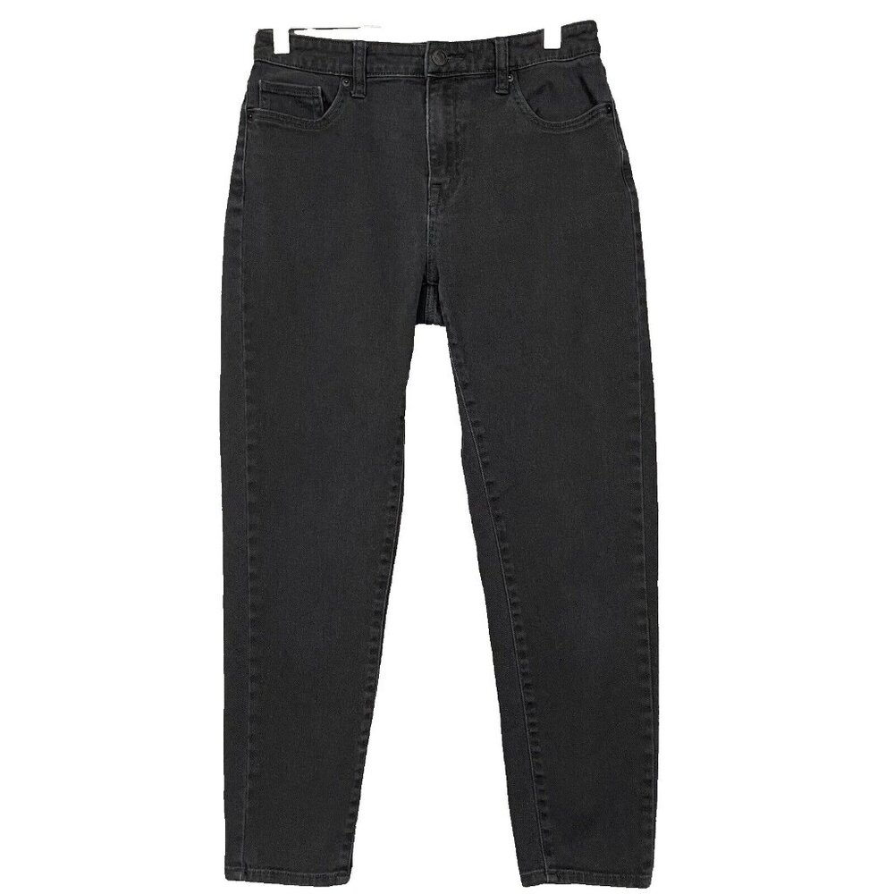 Nili Lotan For Target Jeans Womens 4 Black Skinny Crop Cotton Stretch Demin‎
